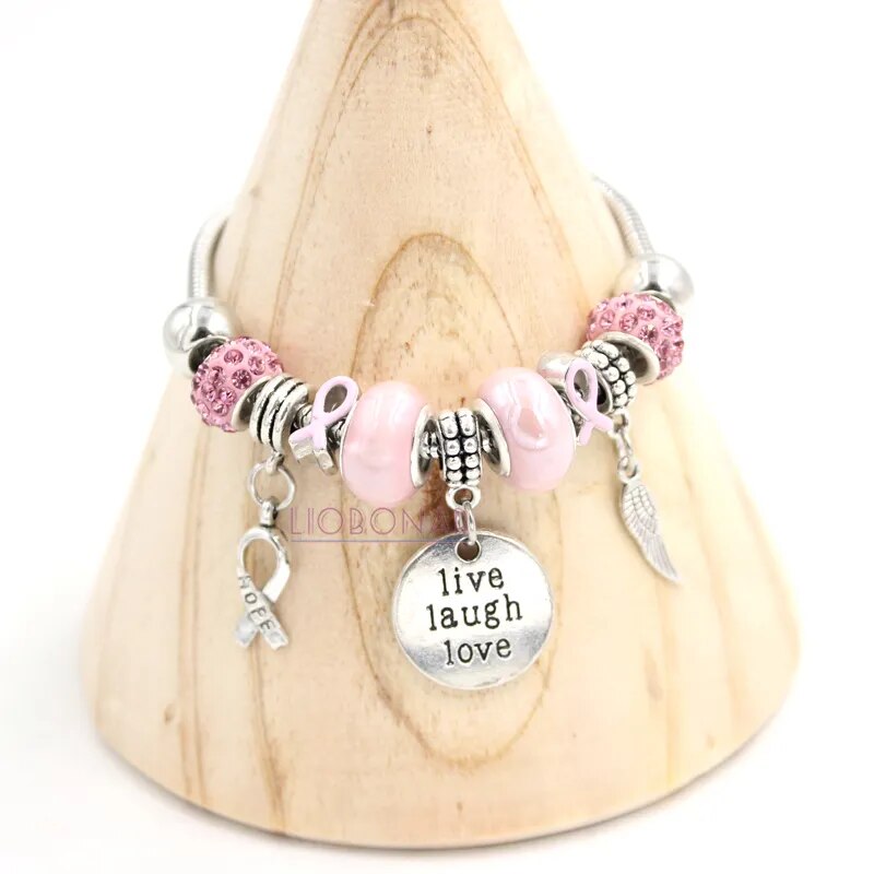 Live, Laugh, Love Charm Bracelet
