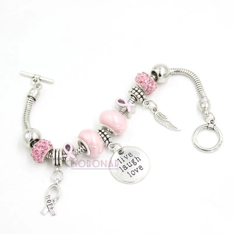Live, Laugh, Love Charm Bracelet