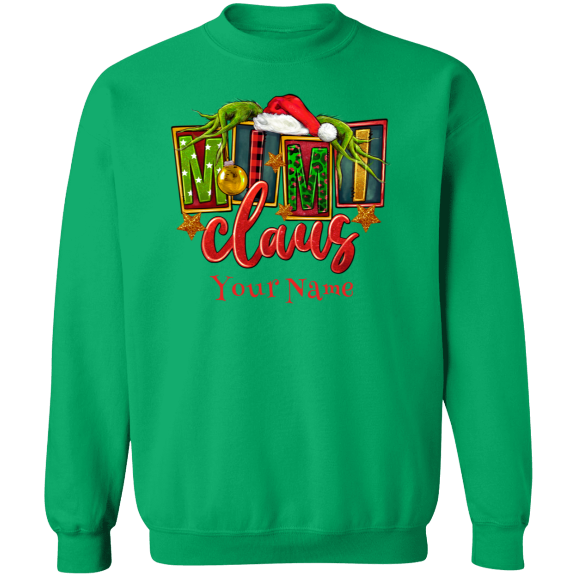 Mimi Claus Crewneck Pullover Sweatshirt
