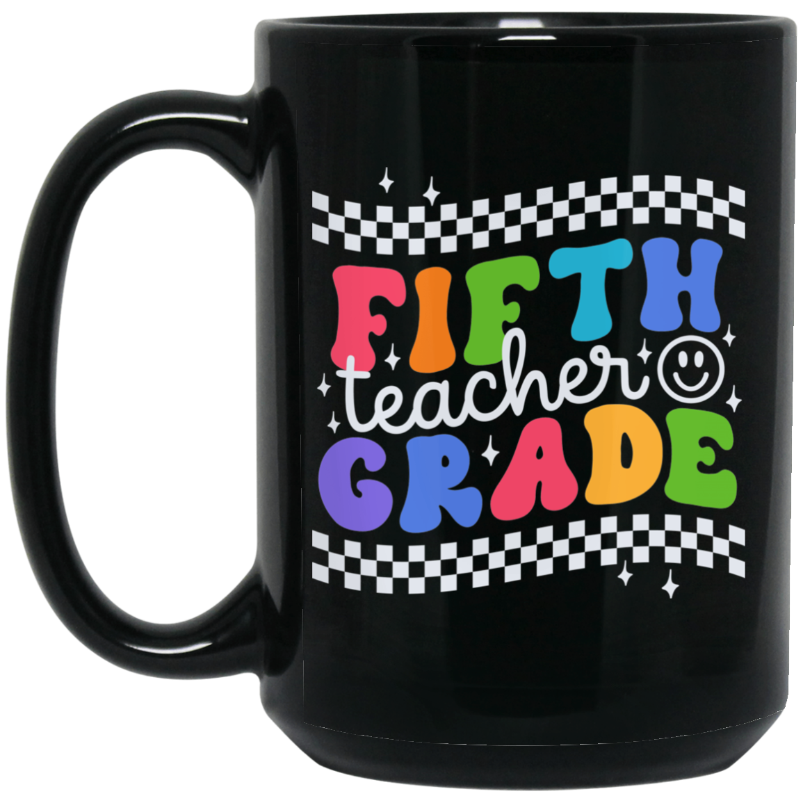 Fifth Grade Teacher Mug - Black