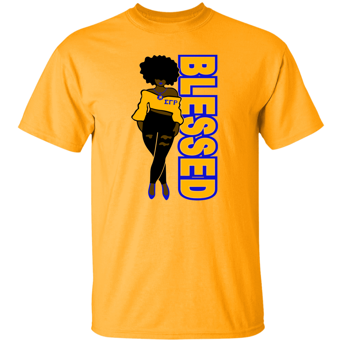 Sigma Gamma Rho t-shirt| Blessed Blue