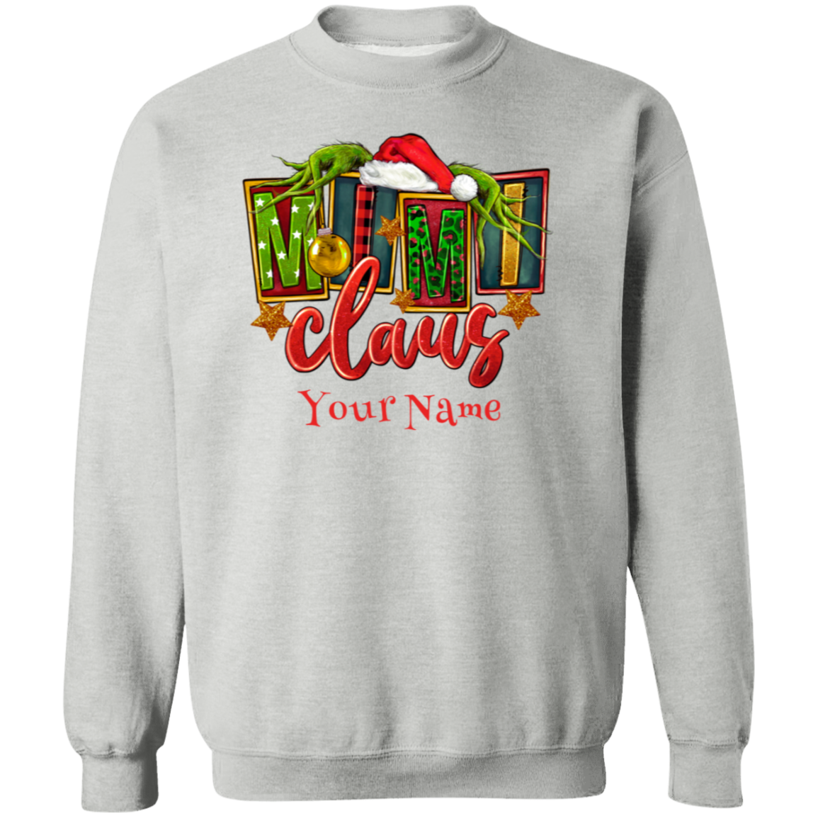 Mimi Claus Crewneck Pullover Sweatshirt