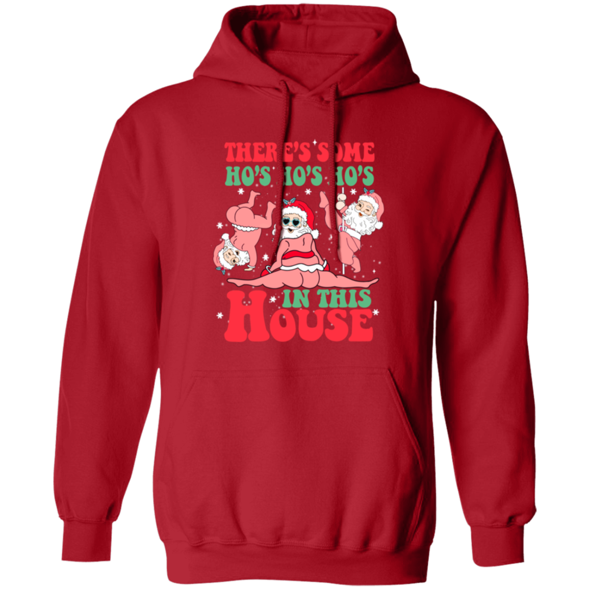 Pink Ho Ho Ho Funny Christmas Sweater | Hoodie