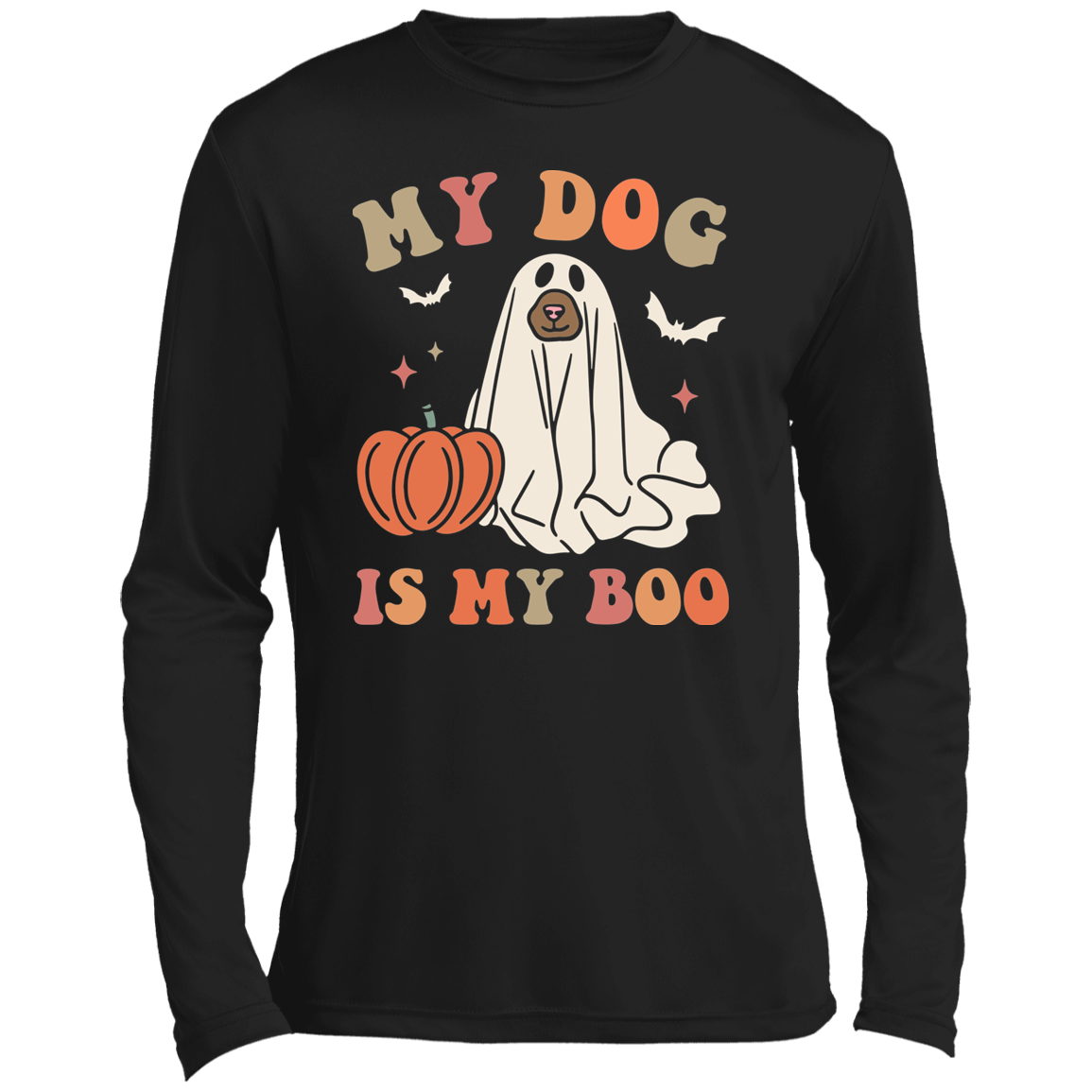 My Dog is My Boo Long sleeve tee shirt | Funny Halloween