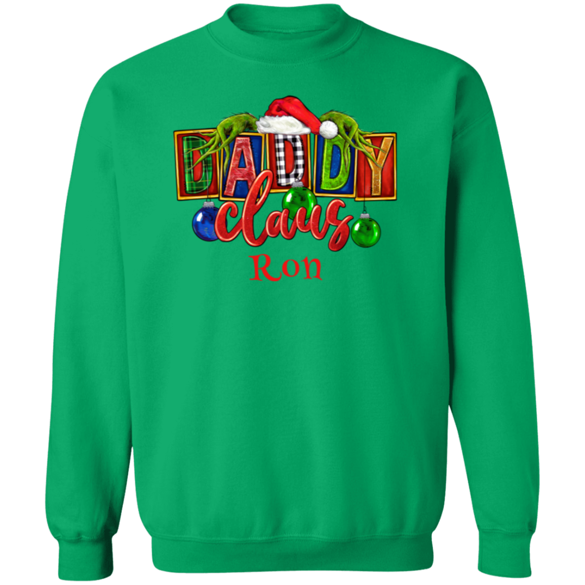 Daddy Claus Crewneck Pullover Sweatshirt