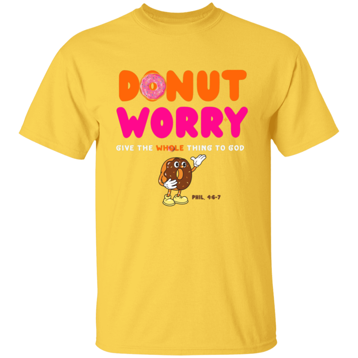 Donut Worry Short Sleeve T-shirt