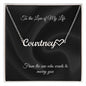 Personalized Name Necklace with a Heart | Customize Recipient and Giver | Perfect Gift for the Females in Your Life💕