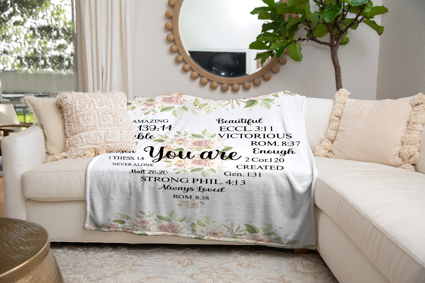 "You Are Amazing" Personalized Cozy Plush Throw