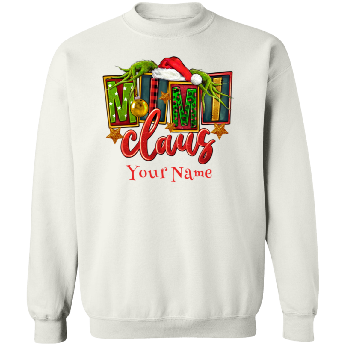 Mimi Claus Crewneck Pullover Sweatshirt