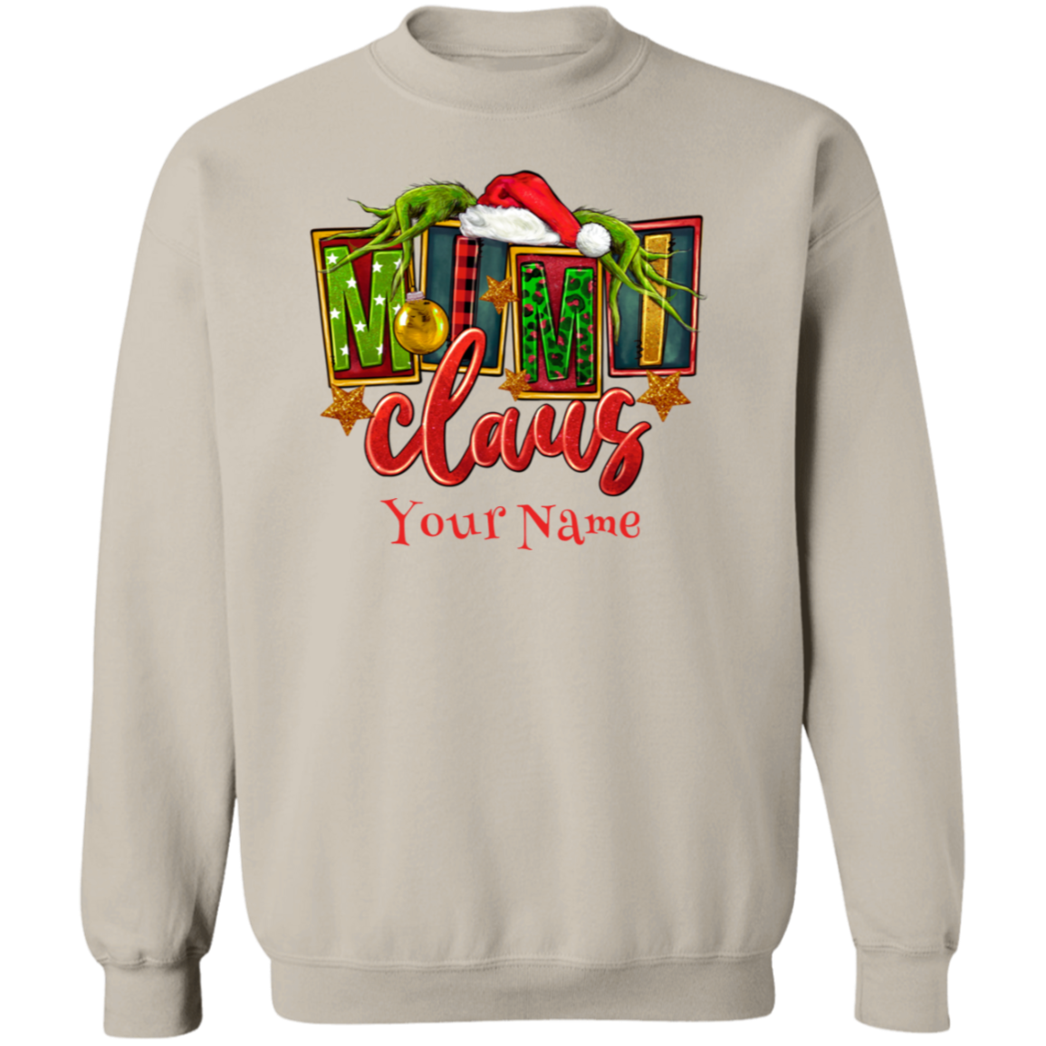 Mimi Claus Crewneck Pullover Sweatshirt