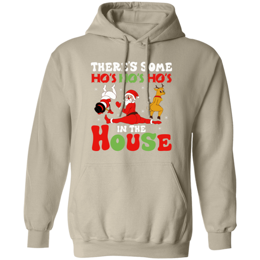 White Letters HO Ho Ho Funny Christmas Sweater | Hoodie