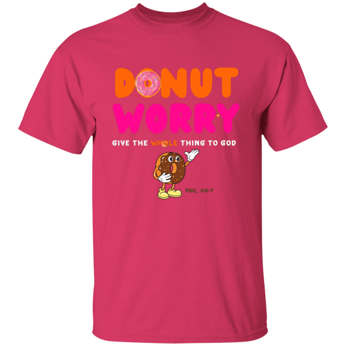 Donut Worry Short Sleeve T-shirt
