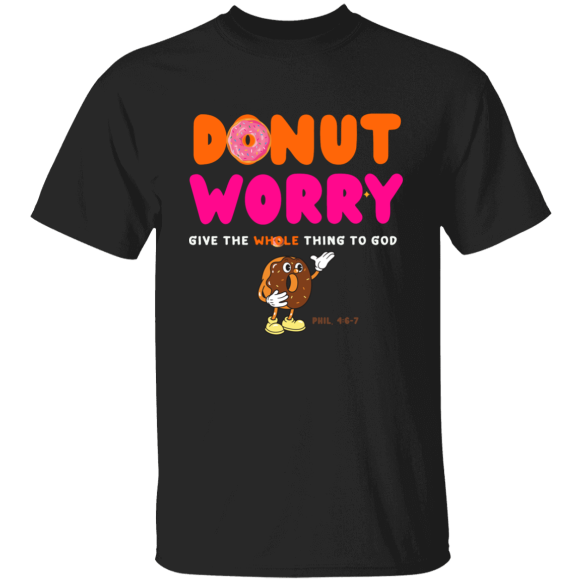 Donut Worry Short Sleeve T-shirt