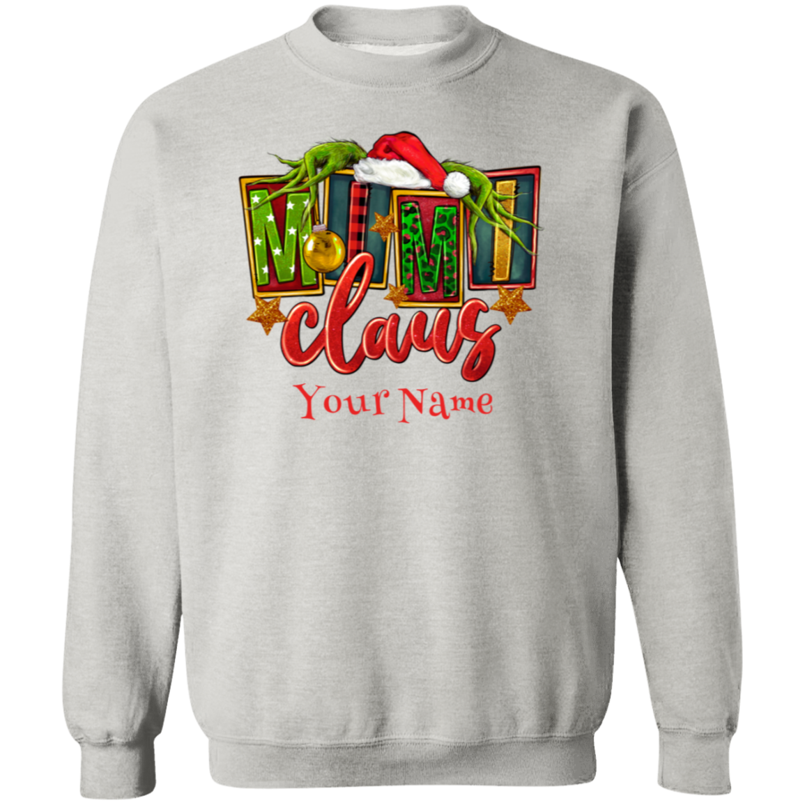 Mimi Claus Crewneck Pullover Sweatshirt