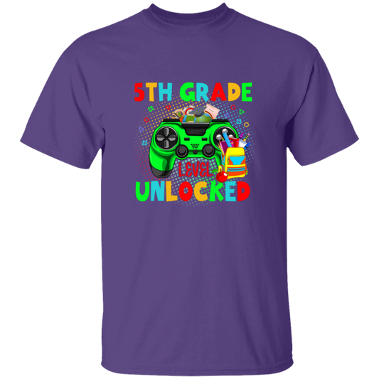 Back to School | 5TH GRADE LEVER UNLOCKED T-SHIRT