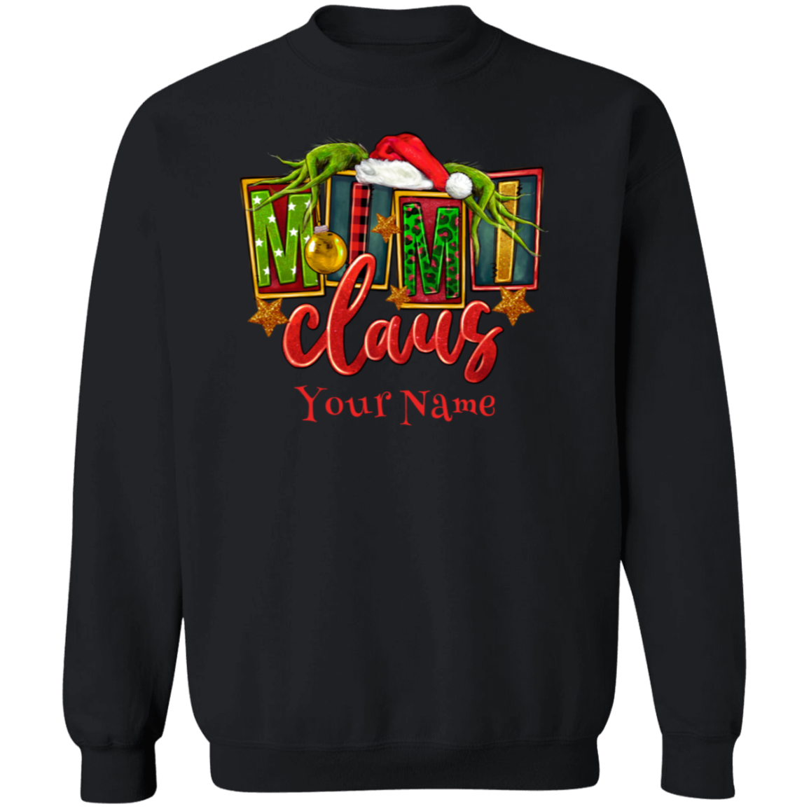 Mimi Claus Crewneck Pullover Sweatshirt