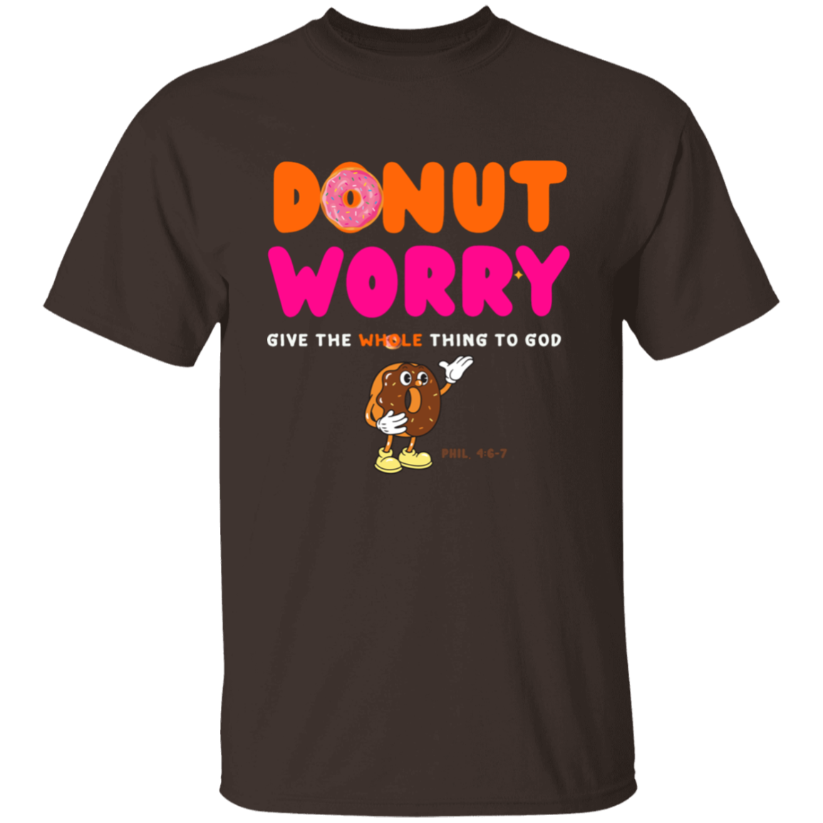 Donut Worry Short Sleeve T-shirt