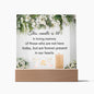 Acrylic Wedding Plaque | Remembering Loved Ones