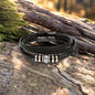 To My Husband Men's "Love You Forever" Inscribed Bracelet with Message Card with optional LED Box- Husband