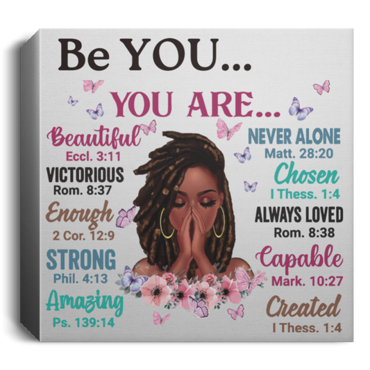 Be YOU Queen | You Are Never Alone Wall Canvas
