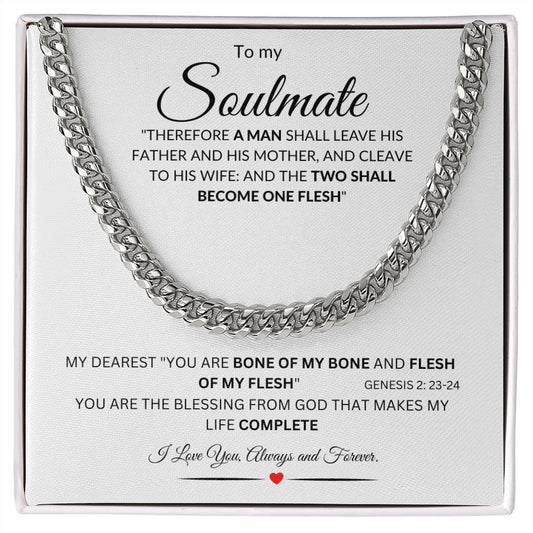 My Man | Cuban Chain Necklace | Soulmate |
