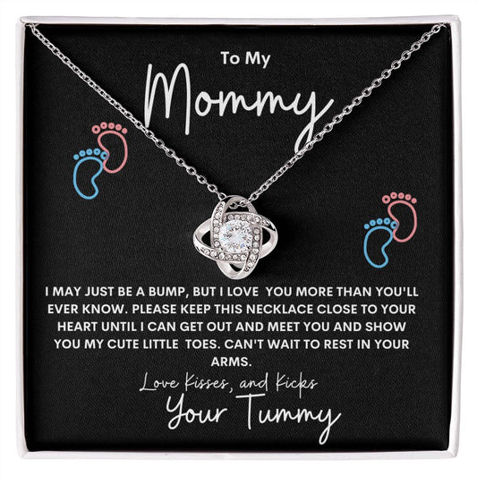 LOVE KNOT NECKLACE | TO MY MOMMY| FROM THE BUMP