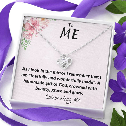 Love Knot Necklace| Me Celebrating Me | Personal Gift | I Am Fearfully Made