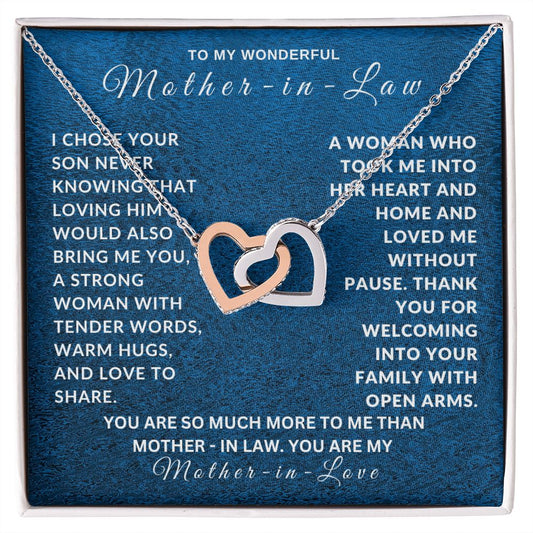 INTERLOCKING HEARTS | MOTHER-IN-LAW | MUCH MORE THAN A MOTHER IN LAW